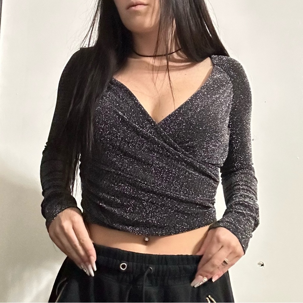 Shimmer Long Sleeved Top.